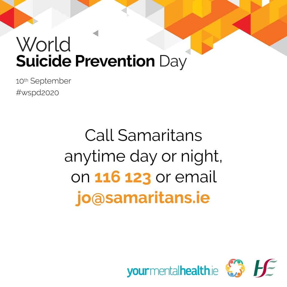 World Suicide Prevention Day 2020 Galway City Partnership
